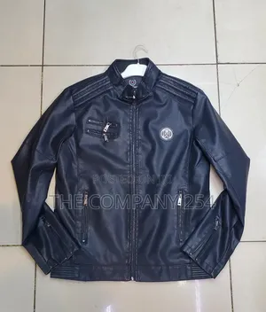 Quality Official Business Leather Plain Jacket in Stock
