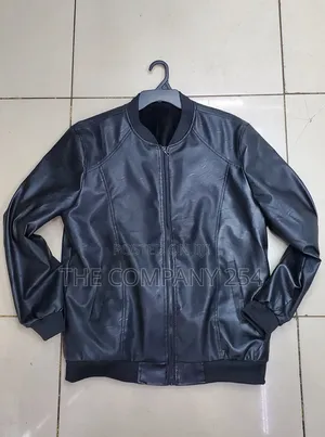 Quality Official Business Leather Plain Jacket in Stock