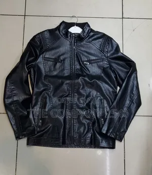 Quality Official Business Leather Plain Jacket in Stock