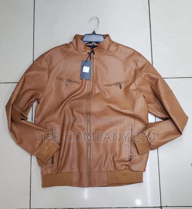 Quality Plain Colour Zipper All Colours Leather Jacket - main view