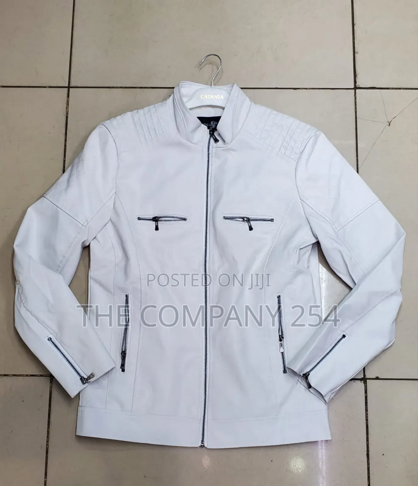 Quality Plain Colour Zipper All Colours Leather Jacket