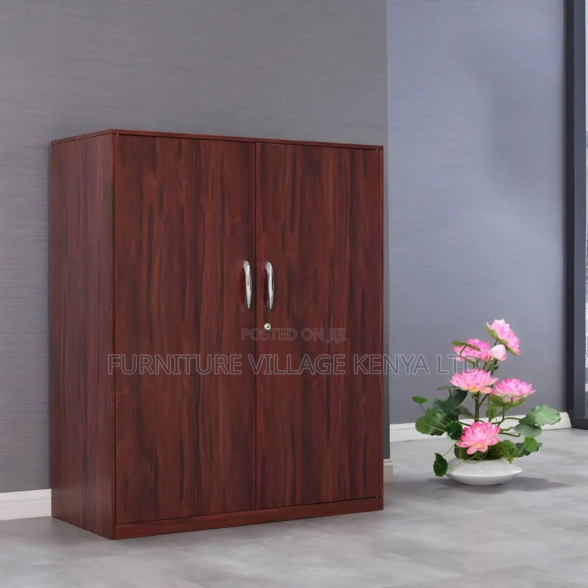 Cabinets:Elegant 2-Door Credenza for File Organization