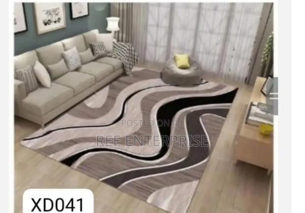 Soft Textured Fabric 5*8 3d Carpet - main view