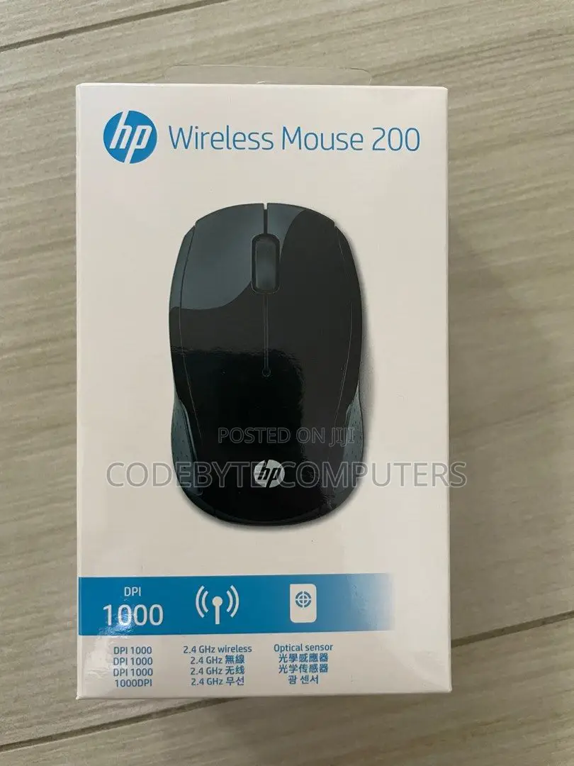 Hp Wireless Mouse 200 Black