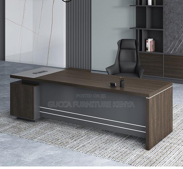 Office Desk:1800mm Solid Wood President Business Table - main view