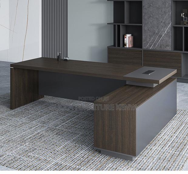 Office Desk:1800mm Solid Wood President Business Table - thumbnail 3