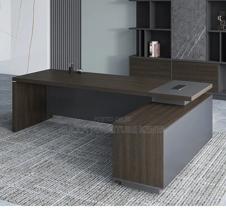 Office Desk:1800mm Solid Wood President Business Table