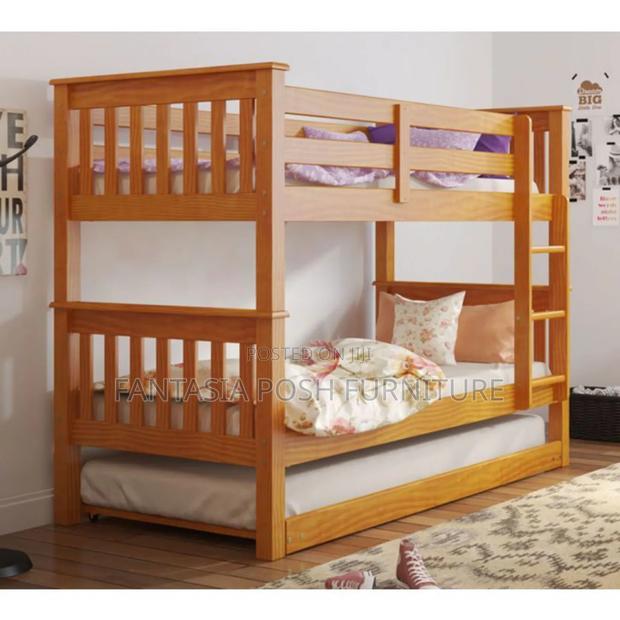 New Double Decker Bed in Pure Mahogany - Free Delivery - main view