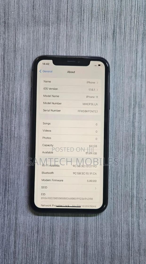 Apple iPhone 11 64 GB Black - thumbnail 4