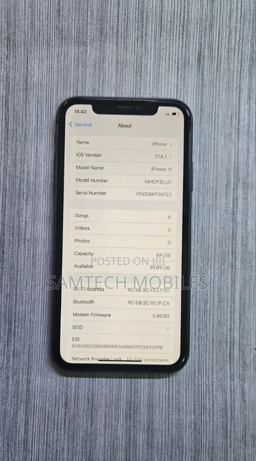 Apple iPhone 11 64 GB Black