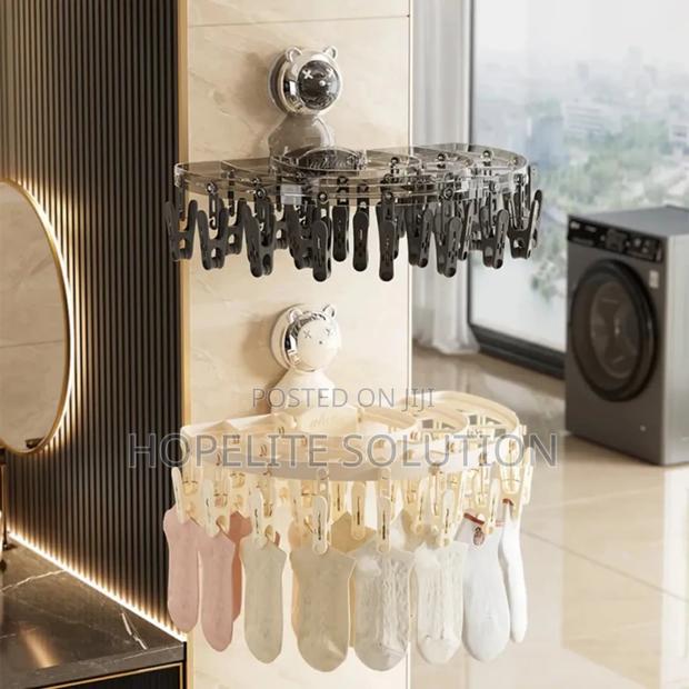 Wall Mounted Clothes and Socks Rack - main view