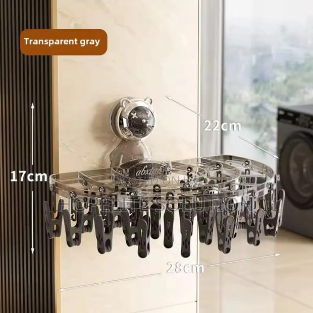 Wall Mounted Clothes and Socks Rack - thumbnail 3