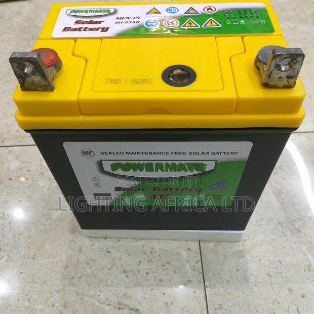 035ah /12v Maintenance Solar Battery - main view
