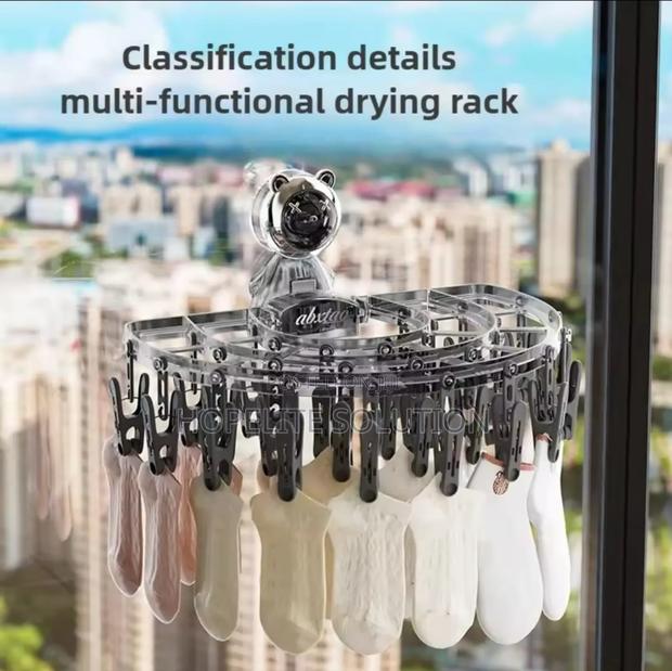 Wall Mounted Clothes and Socks Rack - thumbnail 7