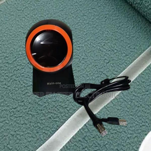 Easy to Operate 2d Desktop Round Table Mount Barcode Scanner