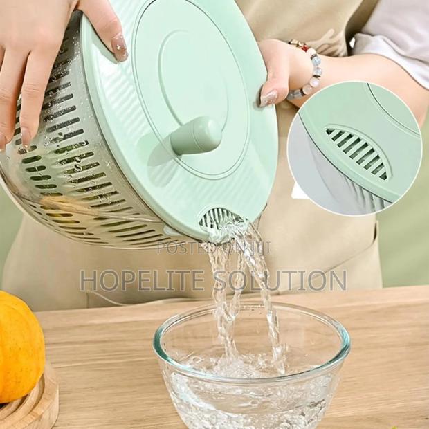 8pcs Salad Spinner With Vegetables Chopper - thumbnail 7