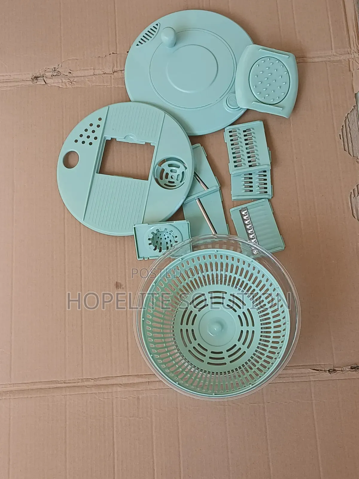 8pcs Salad Spinner With Vegetables Chopper