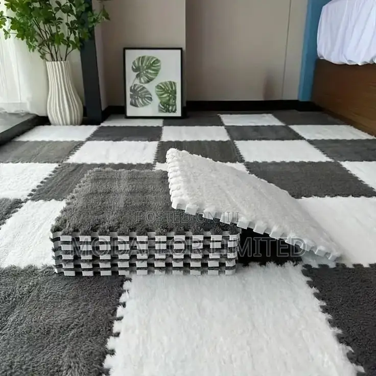 Design Your Floor Like a Puzzle! With Plush Interlocking Mat