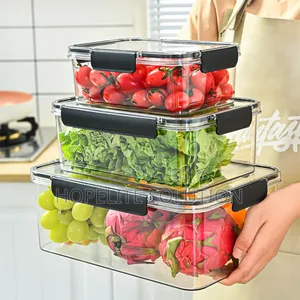 Large Capacity Transparent Food Containers