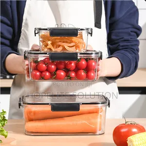 Large Capacity Transparent Food Containers