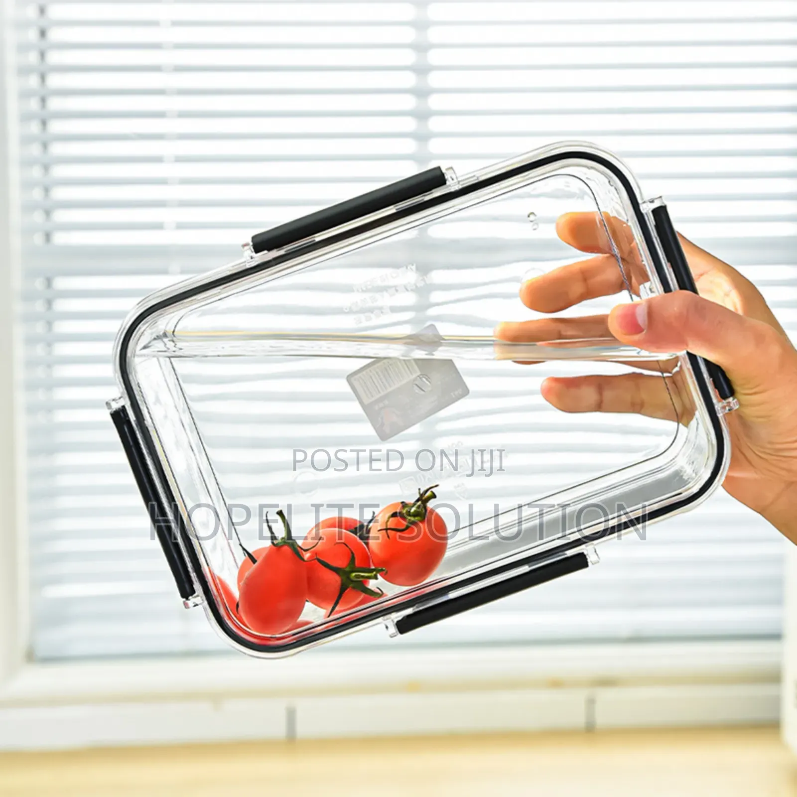 Large Capacity Transparent Food Containers