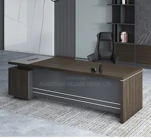 Office Desk:1800mm Premium Solid Wood Business Desk