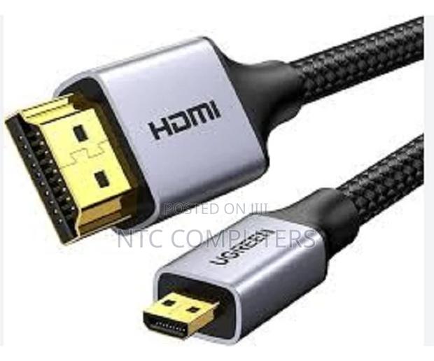 Ugreen Micro Hdmi to Hdmi Cable Male to Male Black 1m