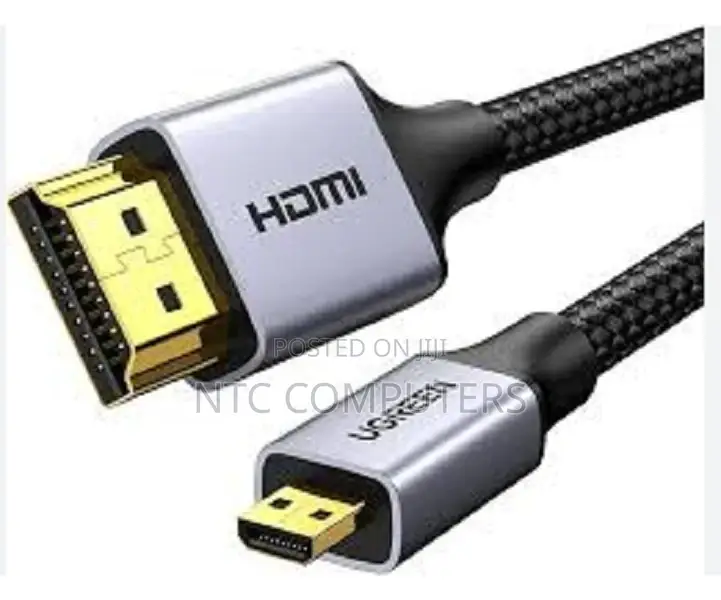 Ugreen Micro Hdmi to Hdmi Cable Male to Male Black 1m