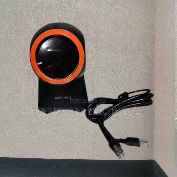 Retail Shops 2d Desktop Round Table Mount Barcode Scanner