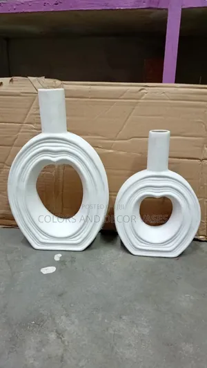 Flower Vases Ceramic a Pair