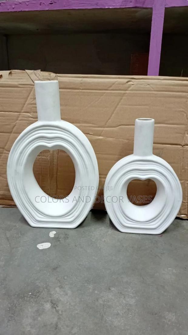 Flower Vases Ceramic a Pair - main view