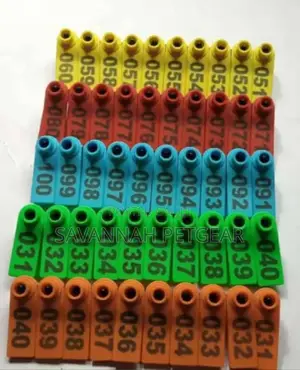 Numbered Animal Identification Slim Tags Available at 25/-