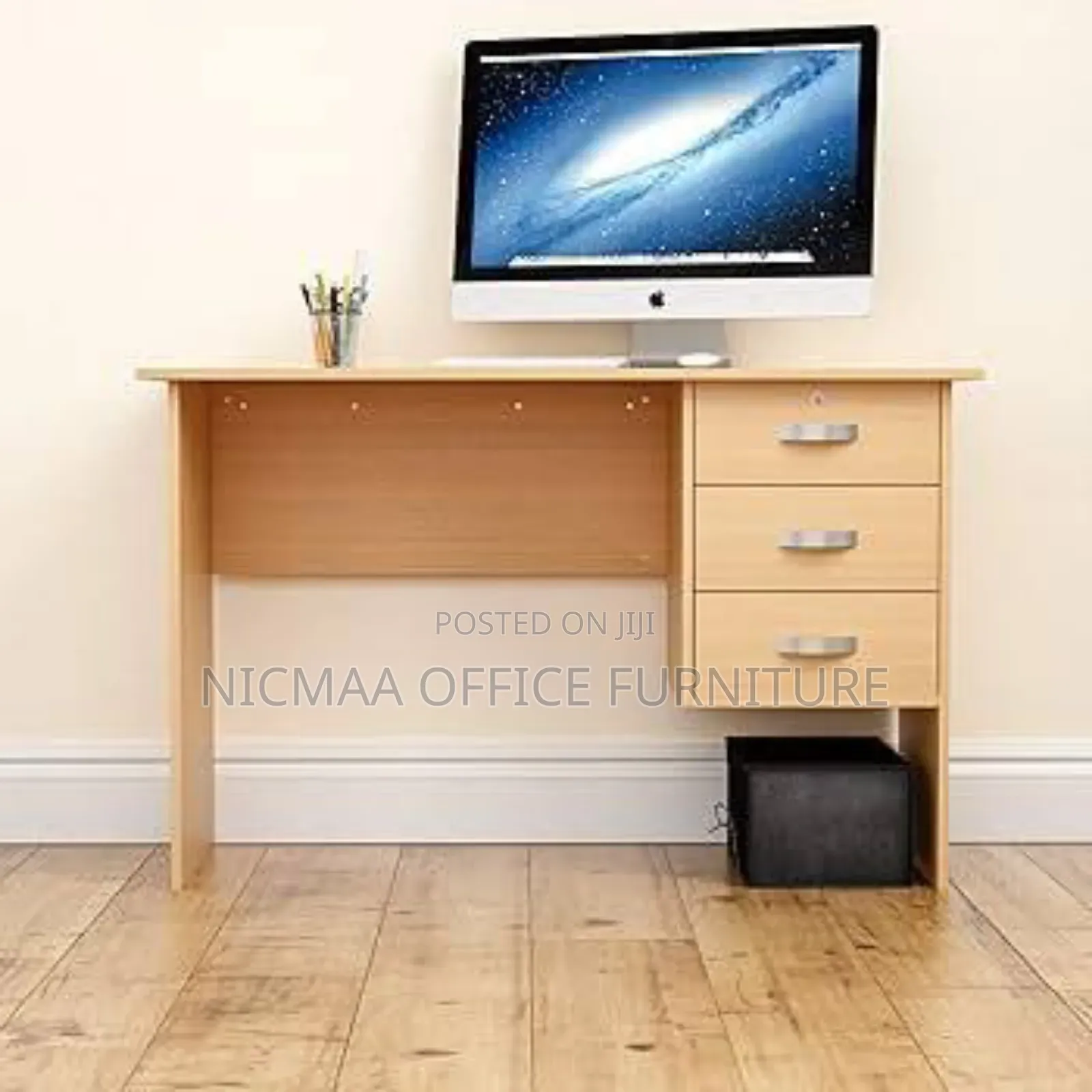 Sturdy Computer Desk With 3 Drawers