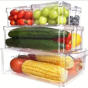 7 PCS Stockable Fridge Container