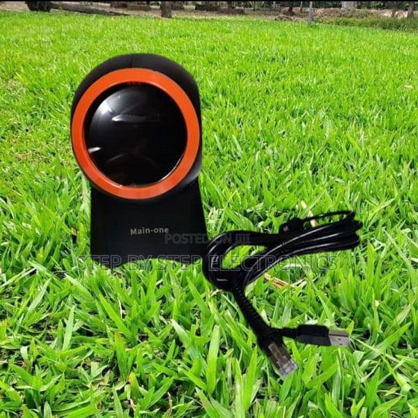 Compact Design 2d Desktop Round Table Mount Barcode Scanner - main view