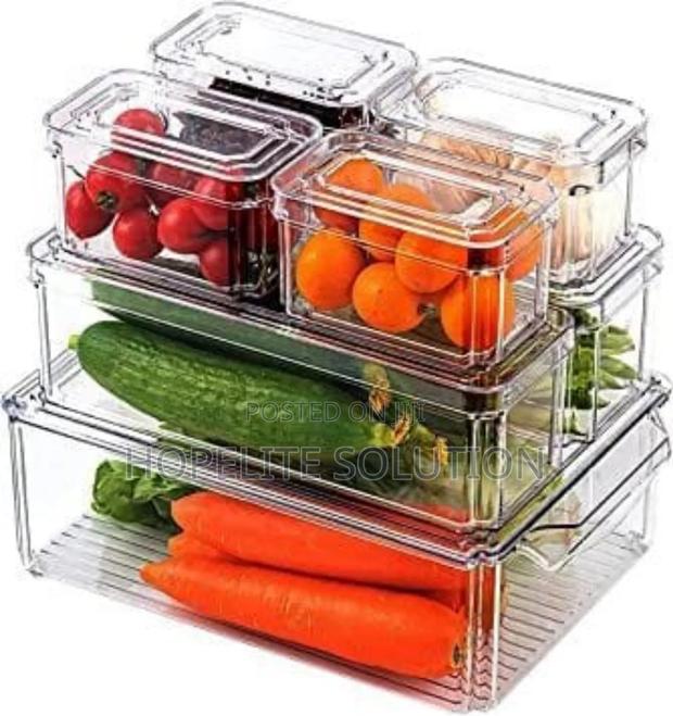 7 PCS Stockable Fridge Container - thumbnail 4