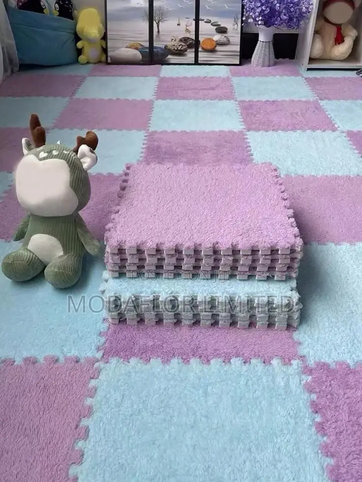 Child-Safe, Parent-Approved! Plush Interlocking Mats