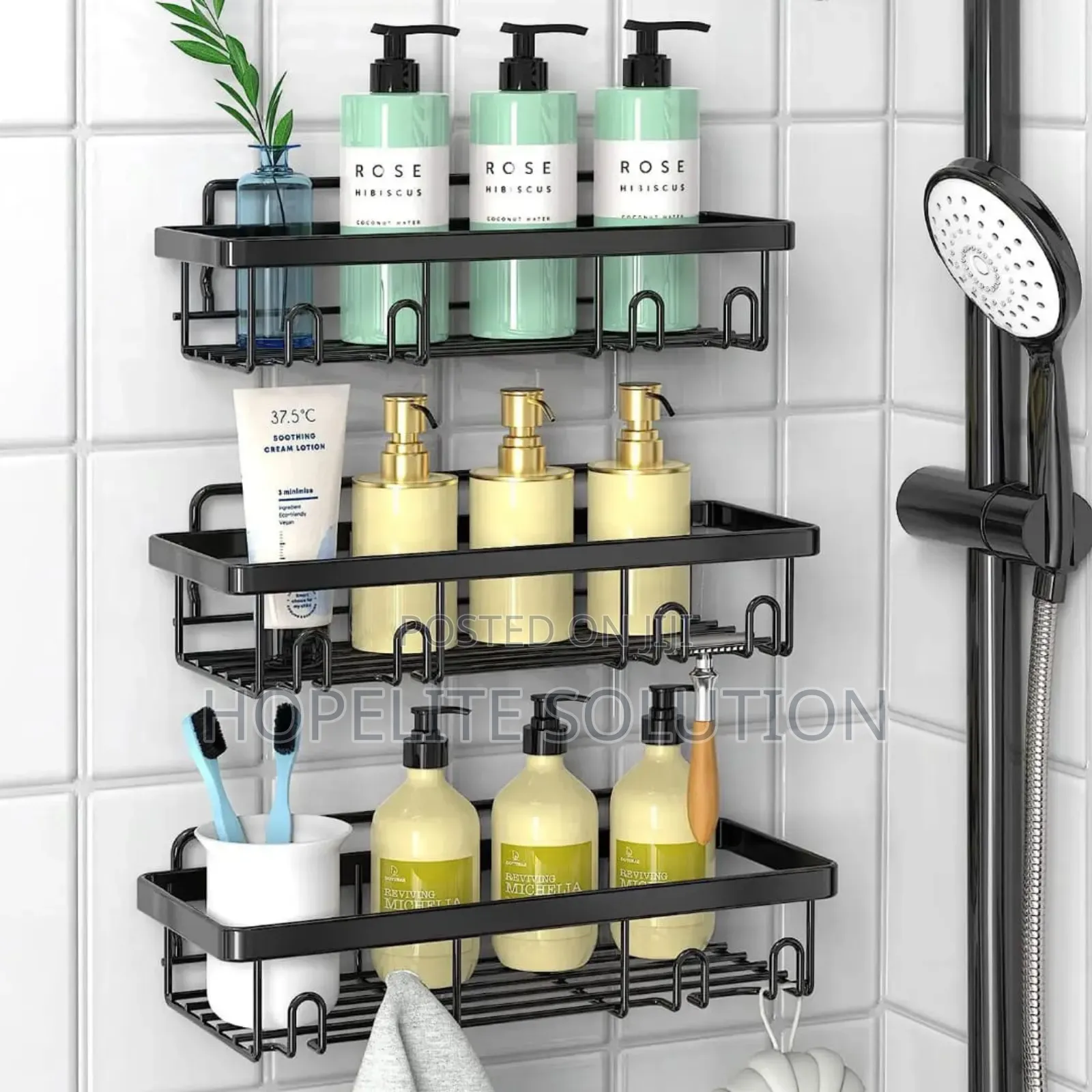 6 PCS Bathroom Organizer