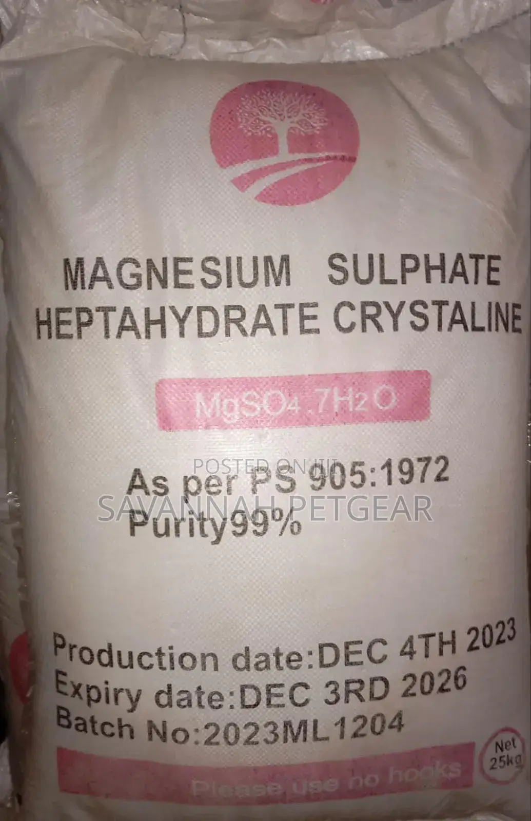 Magnesium Sulphate: A Vital Nutrient for Plant Growth - 1kg