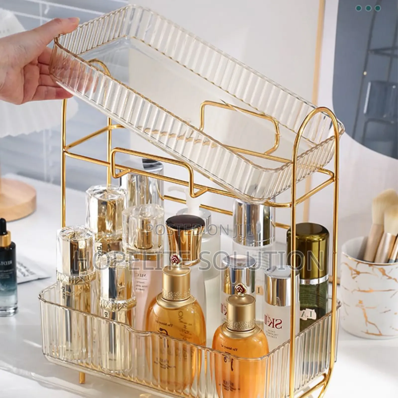 Double Layer Cosmetic Organizer