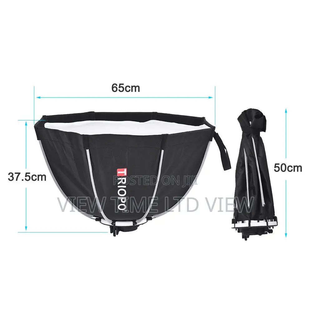 Triopo 65 Cm Portable Speedlight Mount Octagon Umbrella