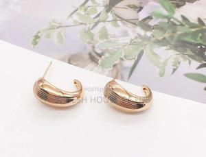 Curved Stud Earings - main view