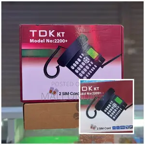 Dual Sim GSM Fixed Wireless Desk Phone TDK Kt 2200+