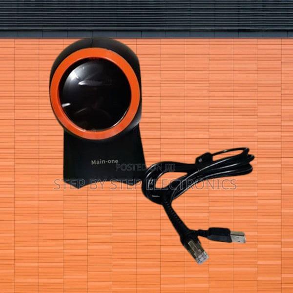 Pharmacies 1d/2d Desktop Round Table Mount Barcode Scanner - main view