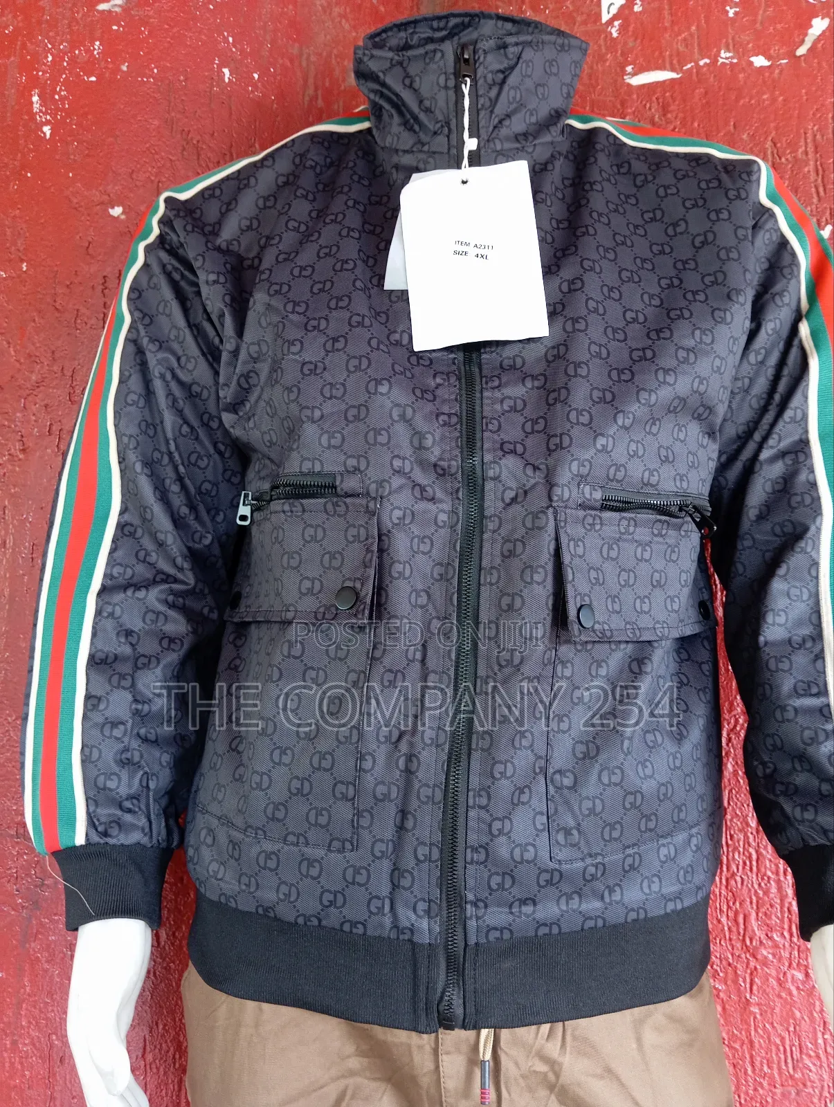 Quality Designer Gucci Casual Bomba Zipper Jacket