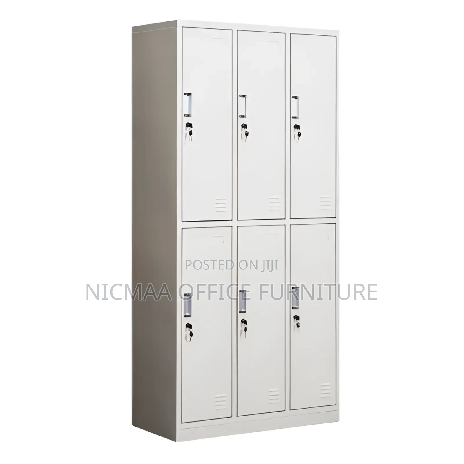 6-Locker Steel Storage Cabinet