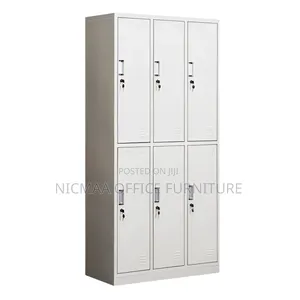 6-Locker Steel Storage Cabinet
