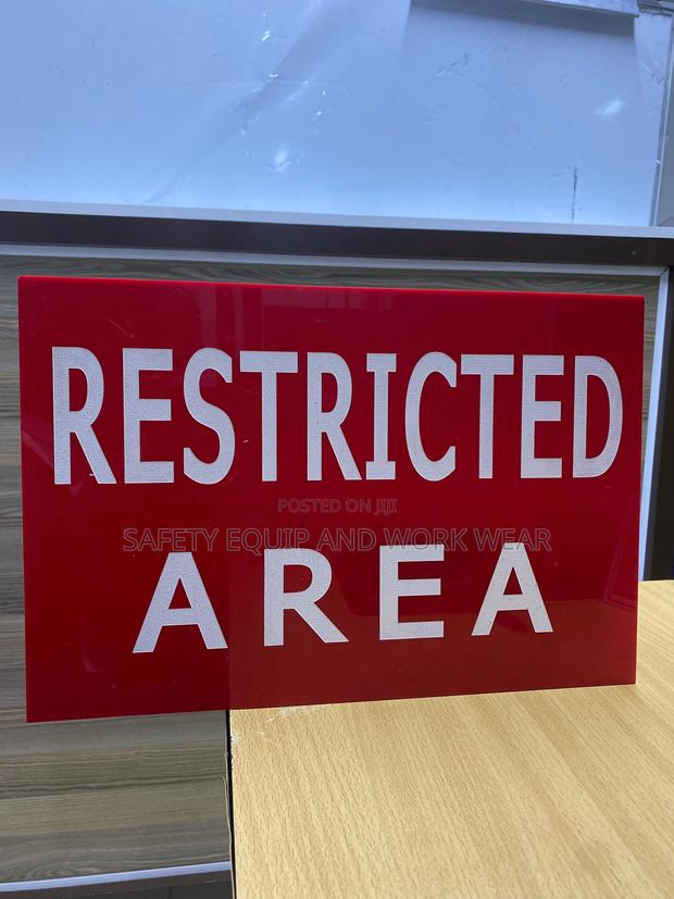 Restricted Area Sign – Danger Keep Out - main view