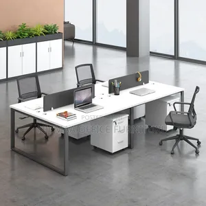 Modern Open Space Wooden/Melamine Workstation