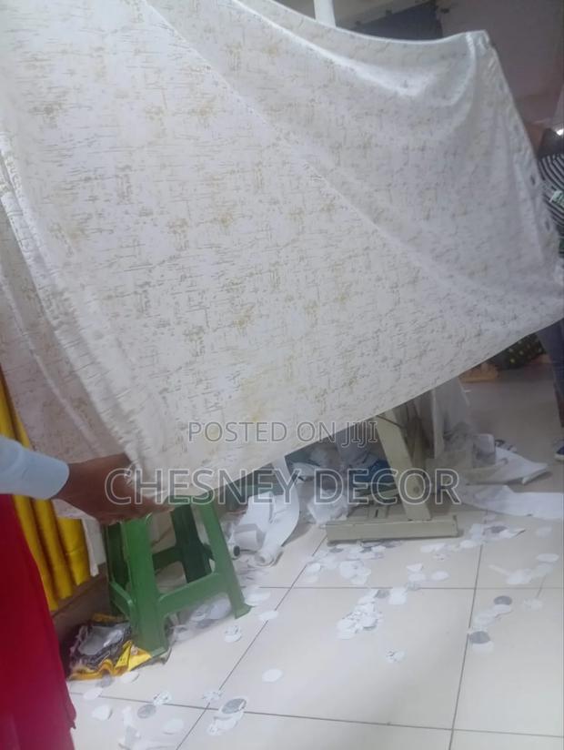 White Velvet Curtains - main view